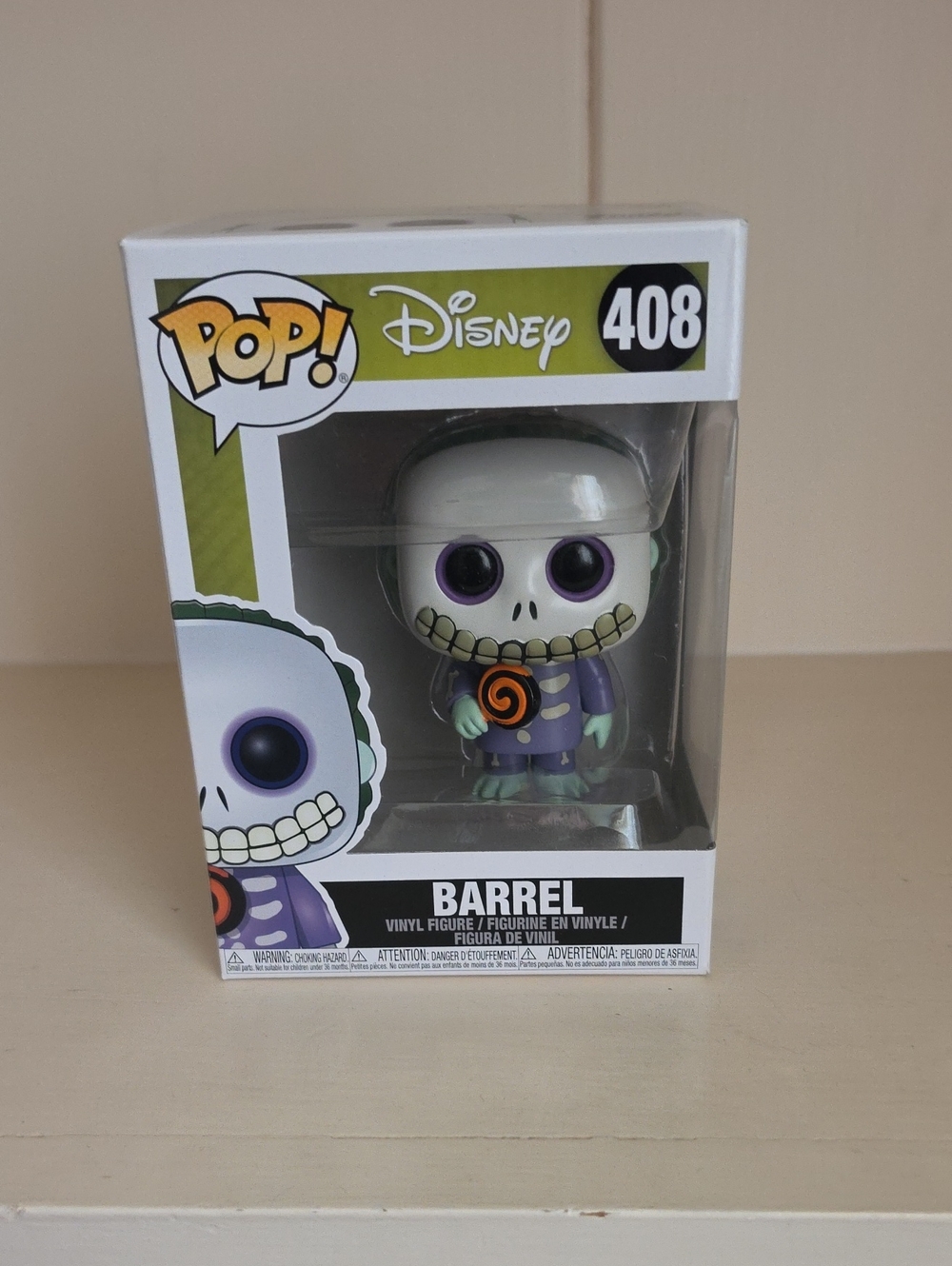 Funko Pop! Disney 408 Barrel - Purple & Green